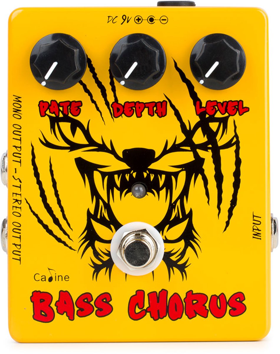Caline CP-83 Pumpkin Carver Bass Chorus Effectpedaal