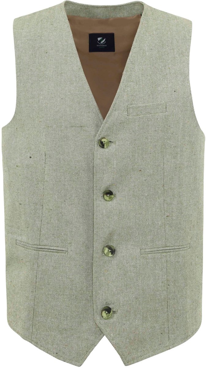 Suitable Gilet Loop Groen - Maat 46 - Heren
