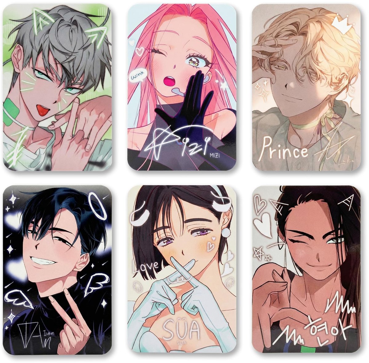 Solidchoice - Alien Stage Idol Series 6 Unieke Trading Cards