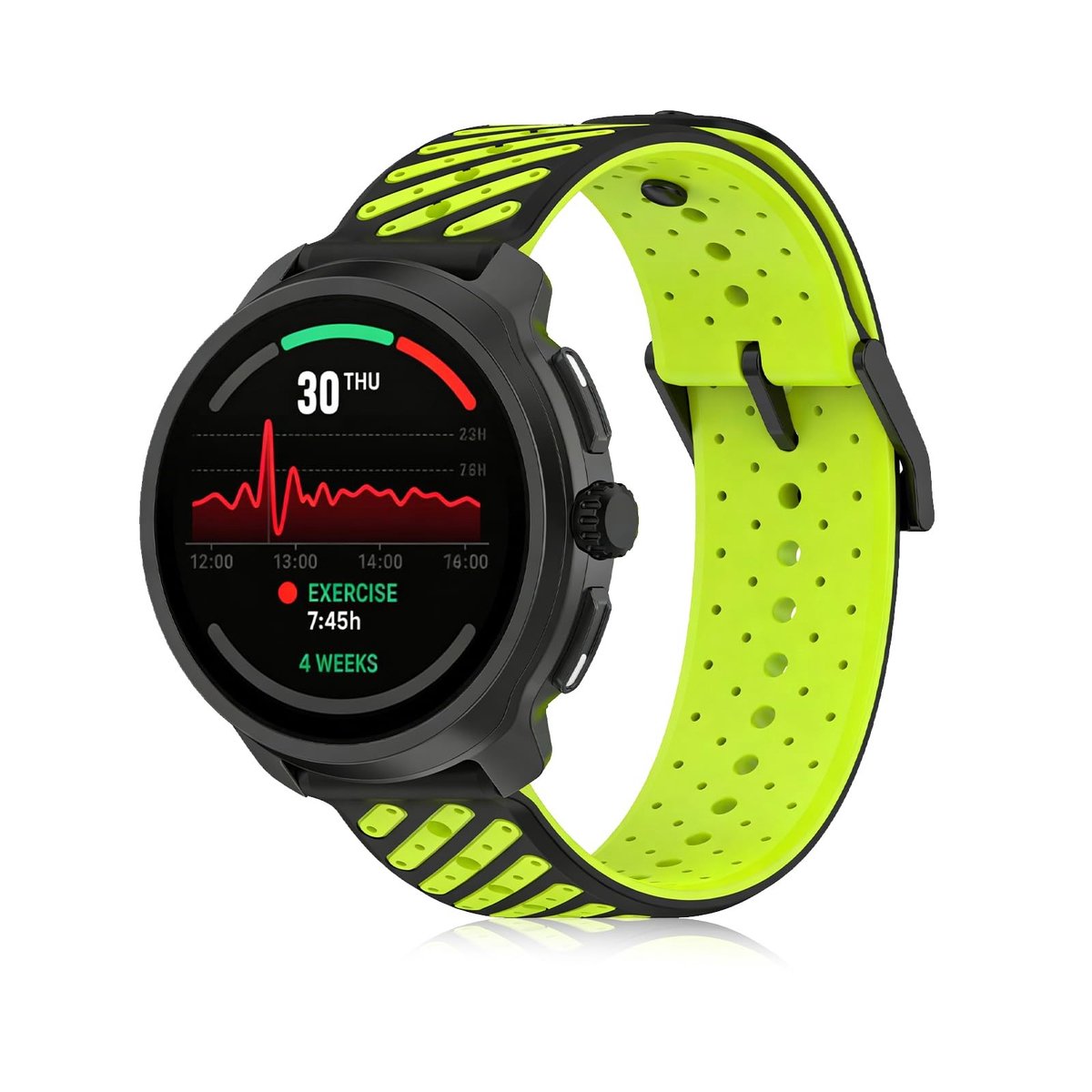 Solidchoice - 22mm Silikon Horlogebanden voor Suunto Modellen