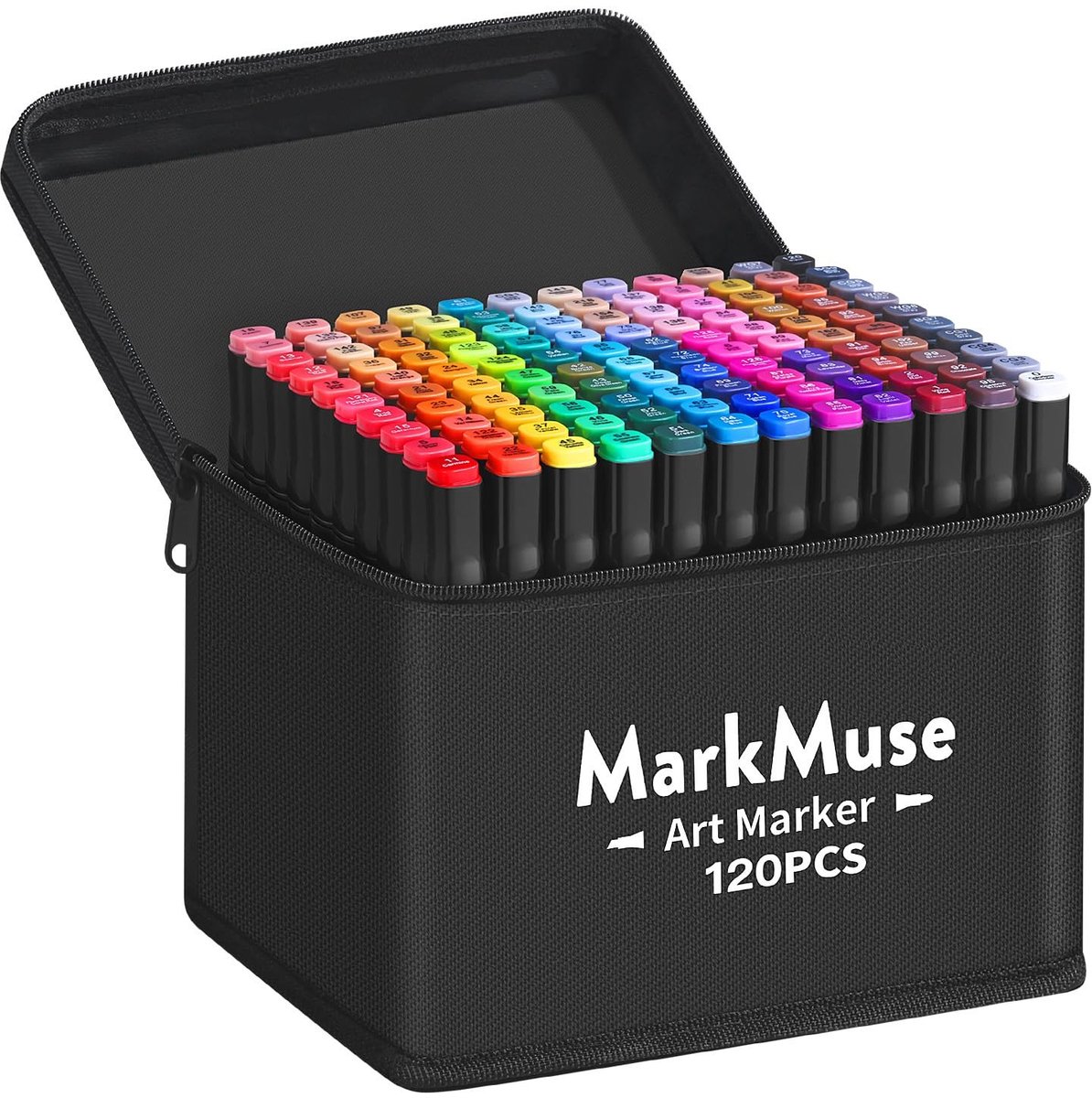 Solidchoice - 120 Alcohol Markers met Dubbele Punt voor Kunstenaars