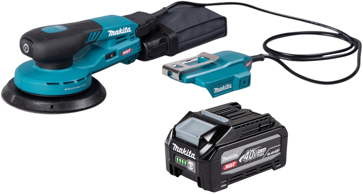 Makita BO 004 CGZ Accuschuurmachine 40 V max. 150 mm 3,0 mm slag Brushless Solo - zonder accu, zonder lader