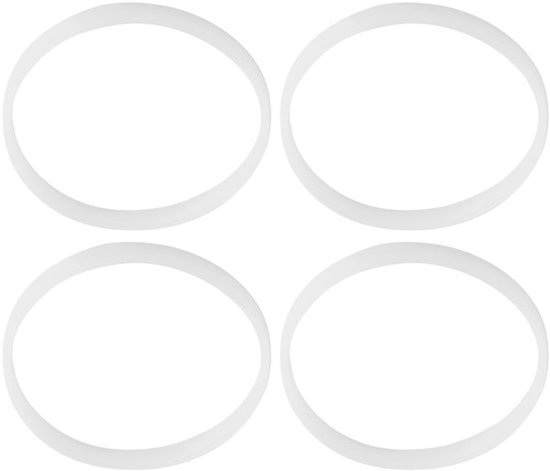 O-Ring Vervanging - Rubber Afdichting - Set van 4 Stuks - Diameter 10 cm - Geschikt voor Juicer - Lichtgewicht 40 g - Afdichtring — afbeelding 2