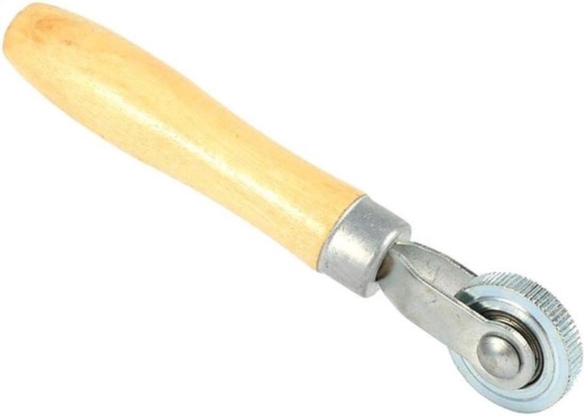 Bandenroller - Reparatie - Houten Handvat - Punt Punctie Patch - Tool Kit - Geschikt voor Buis - KLeur Band - Reparatie Banden Roller Tool Kit met Houten Handvat