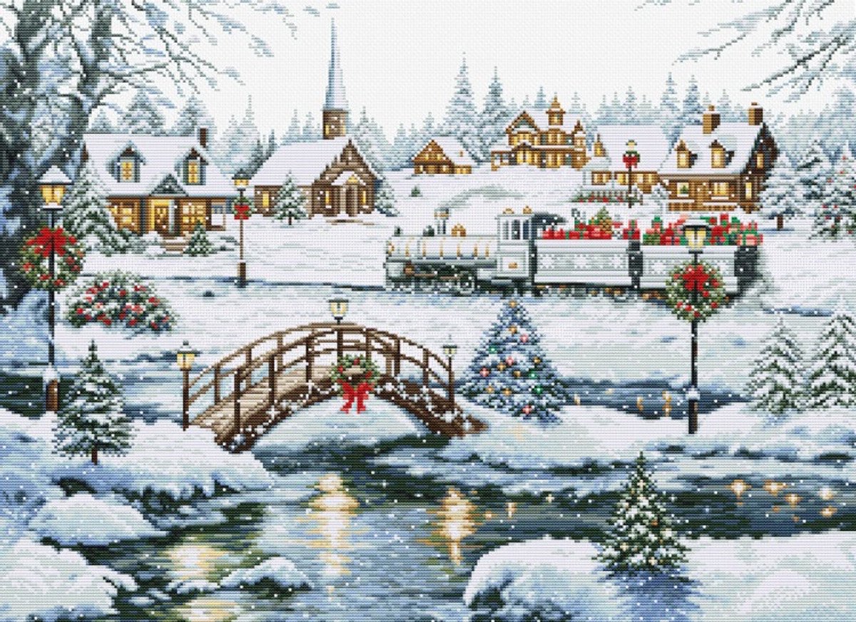Borduurpakket Luca-S - Icy Lights - Ijzige Lichten - BU5111