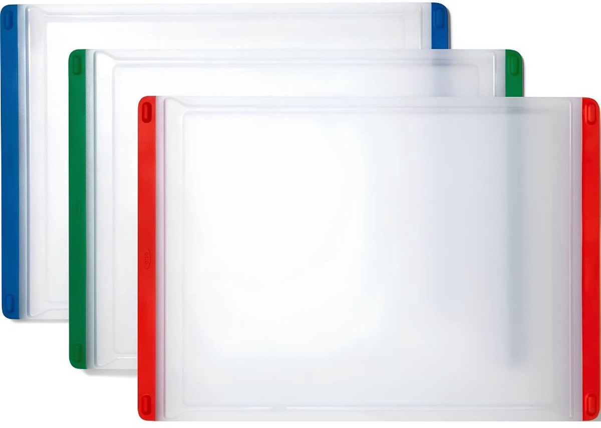 VALI® Snijplankenset - Vaatwasserbestendig - Snijplankenset met Houder - Veelkleurig - 33cm x 23cm x 18cm