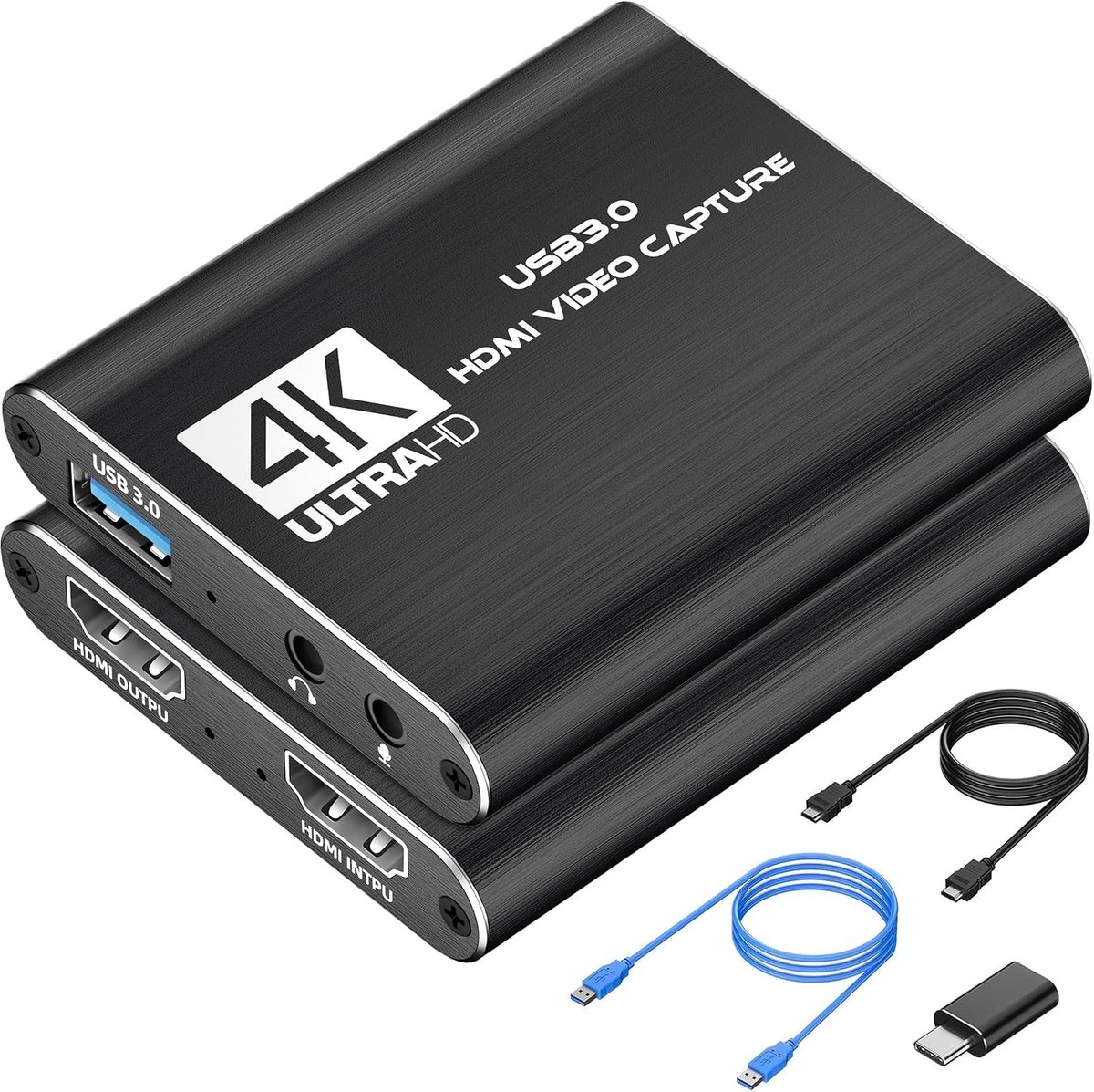 Capture card 4k - USB 3.0 - HD 1080P Video Capture Kaart - HDMI opnameapparaat voor game streaming en live uitzendingen
