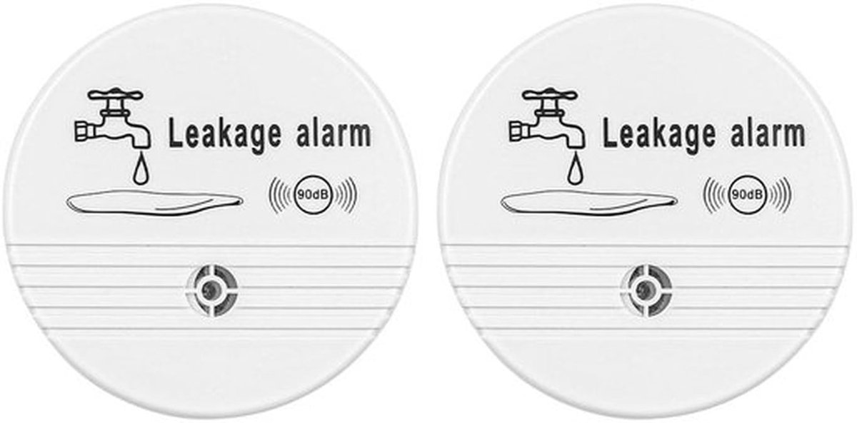 Waterlekkagedetector Alarm - Slimme watersensor - Voor thuisgebruik - Beschermt tegen waterschade - Betrouwbaar en efficiënt - Eenvoudige