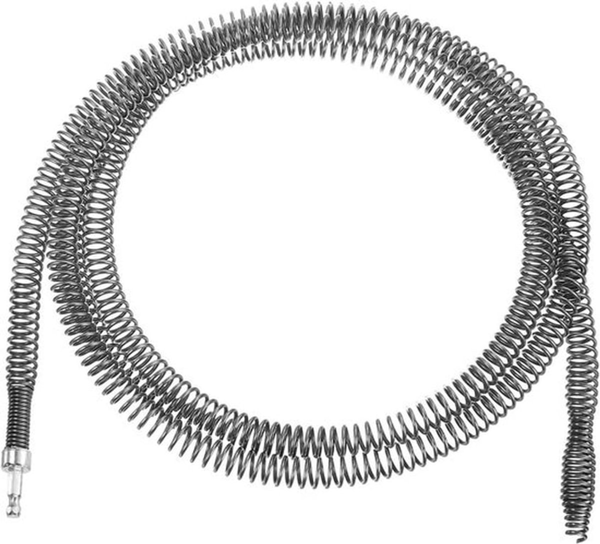 Flexibele afvoerstopper 3m - Reiniger voor afvoerleidingen - Haarverwijderaar - Elektrische boorveerkabel - Buisslang voor badkamer en toilet - 16 mm dik