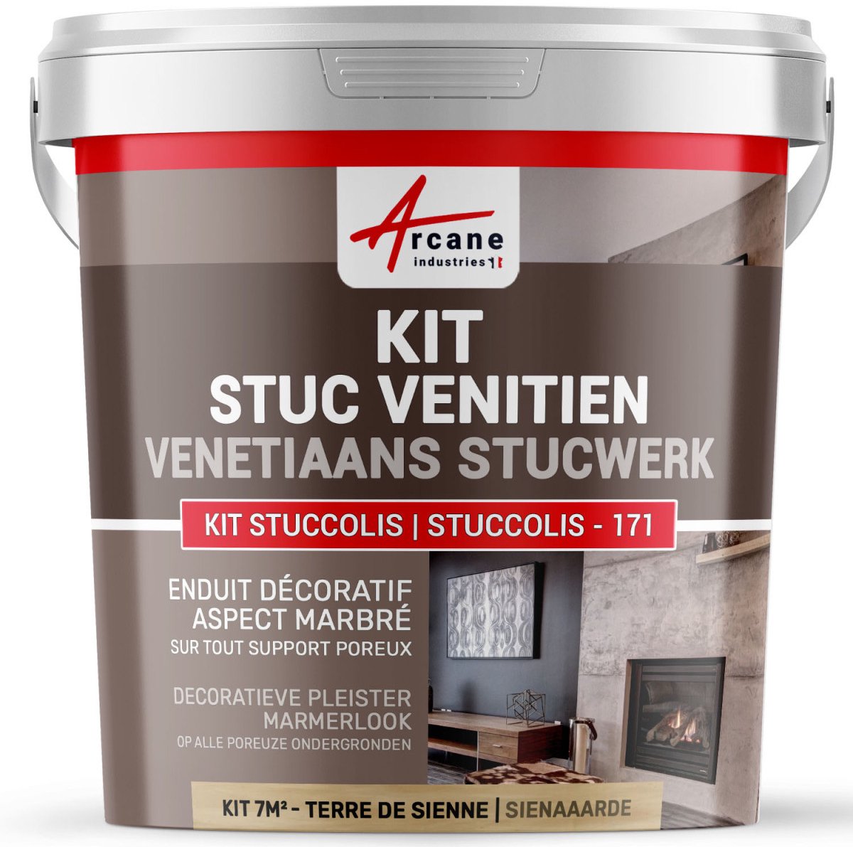 Venetiaanse decoratieve stuc kit - STUCCOLIS - 171