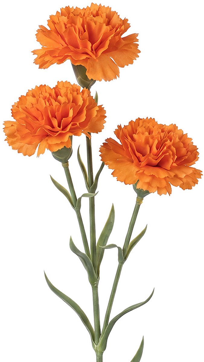 Clayre & Eef Decoratie Tak Oranje Kunststof