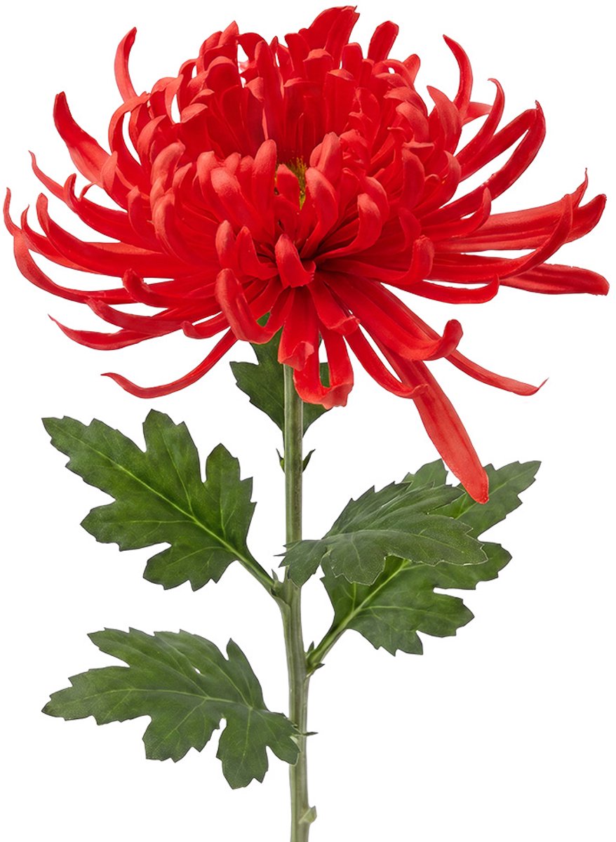 Clayre & Eef Kunstbloem Rood Kunststof