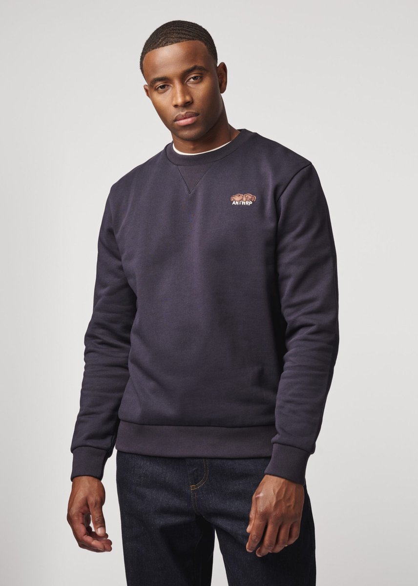 ANTWRP - Heren sweater - Maat M - Mannen - MARINE -