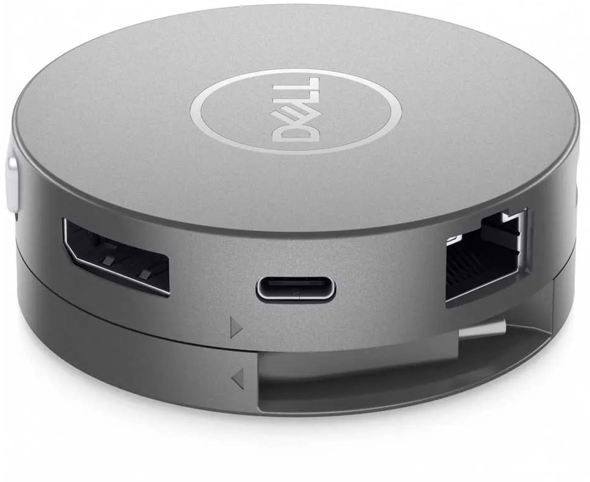 Dell 7-in-1 USB-C multiport-adapter - DA310 - USB-C 90w - RJ45 - HDMI - VGA - DisplayPort - USB-hub thumbnail 2