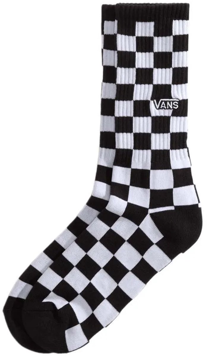 Vans Checkerboard Crewsokken 1/2-38 Zwart