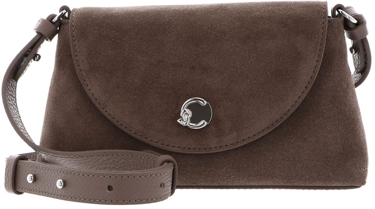COCCINELLE Leren schoudertas Nikla Suede Bim Mini Bag Warm Ta / Warm Ta Taupe