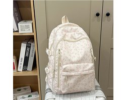 Unisex rugzak, laptoptas voor op reis, waterdichte casual schooltas, geschikt voor middelbare school, universiteit, werk en kantoor (exclusief accessoires),lichtroze
