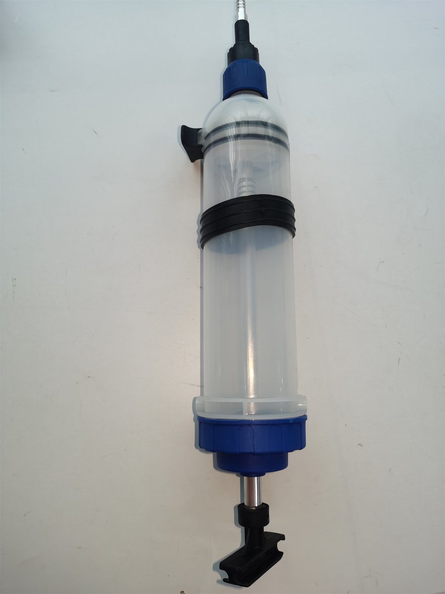 Handmatige oliepomp - 1500 ml - met niveau-indicator – Geschikt voor motorolie, transmissieolie, achterasolie en koelvloeistof