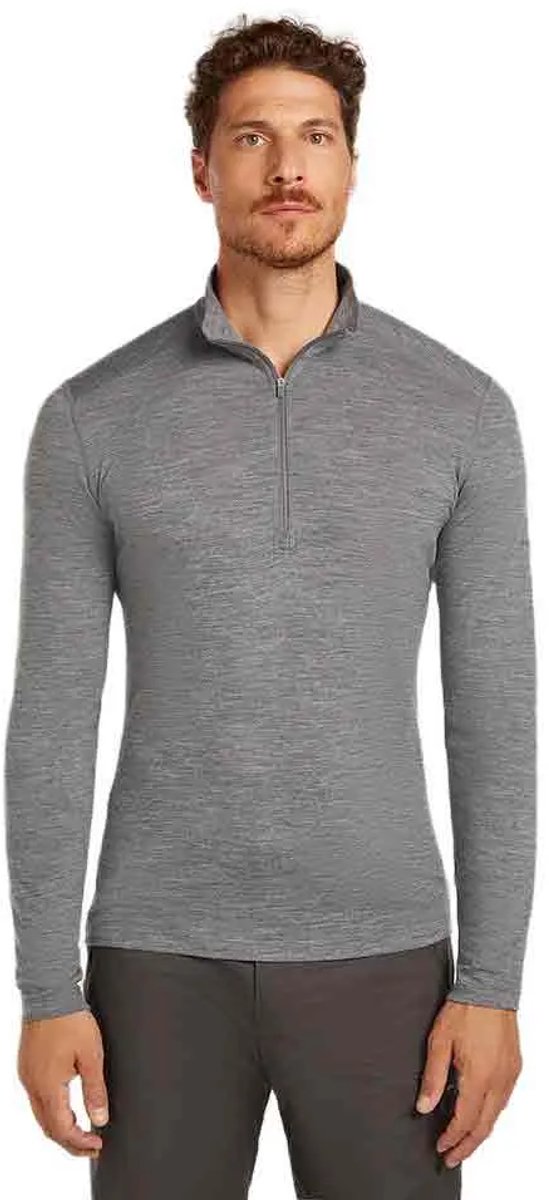 Icebreaker Merino 200 Oasis Lange Mouwen Basislaag Grijs XL Man