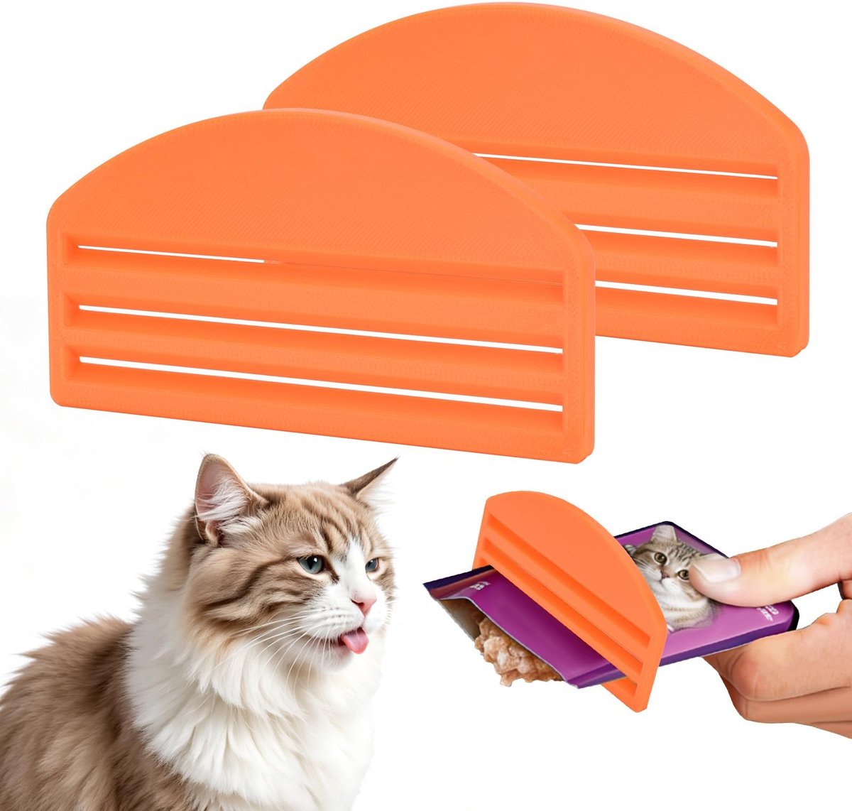 Solidchoice - Set van 2 Kattenvoer Squeezer voor Lickable Treats