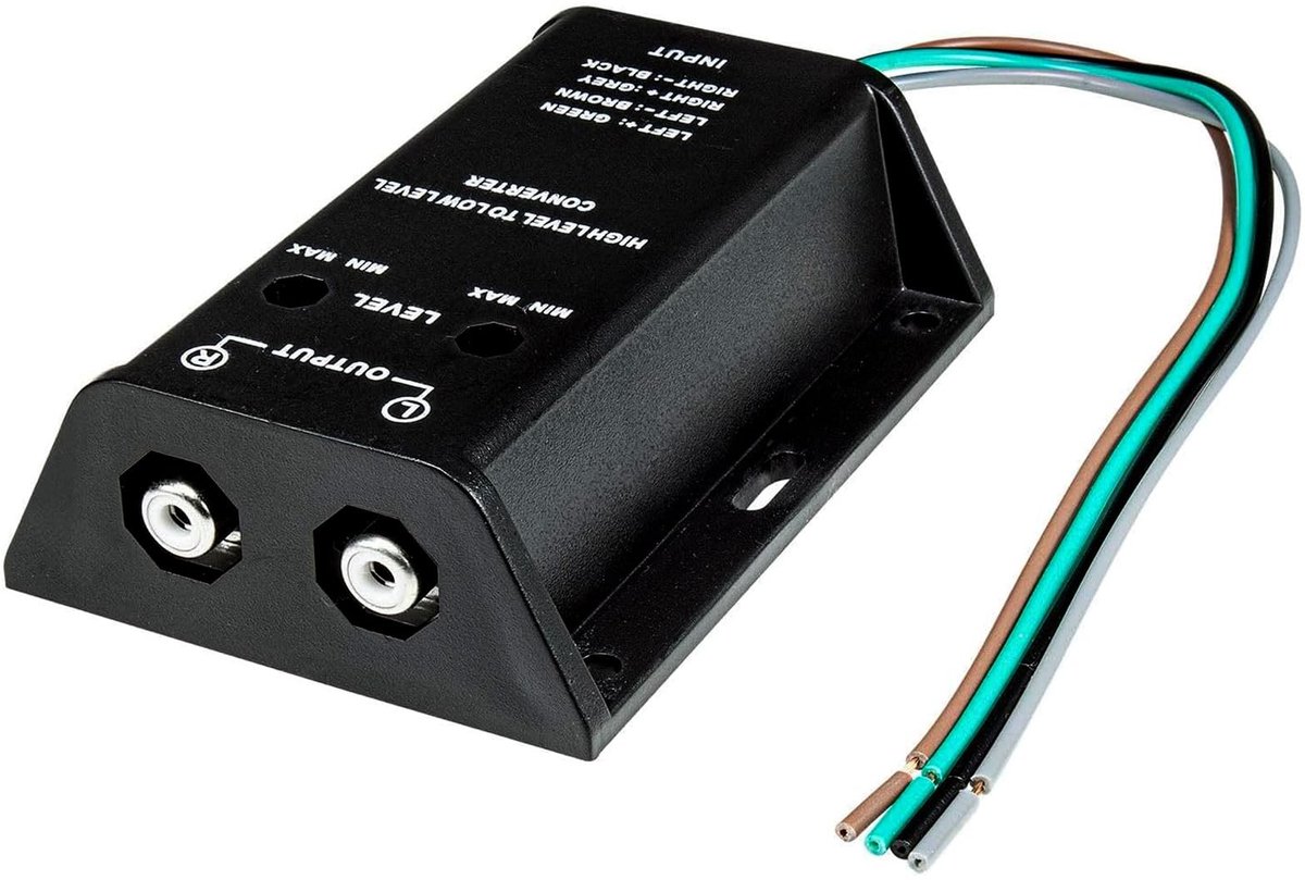 Solidchoice - High Low Adapter voor Subwoofer en Versterker