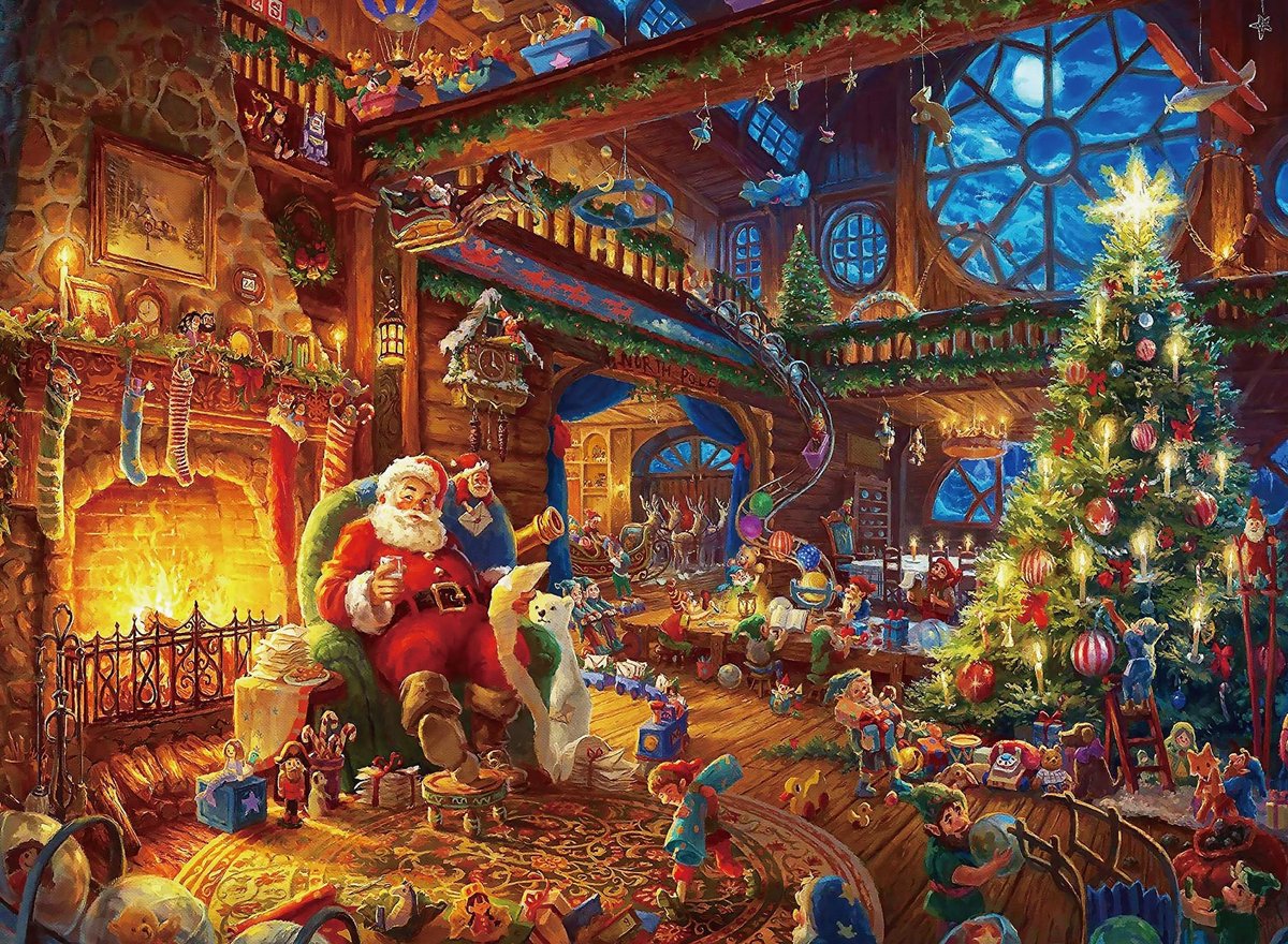 Solidchoice - Legpuzzel voor Volwassenen 1000 Stukjes Kerst