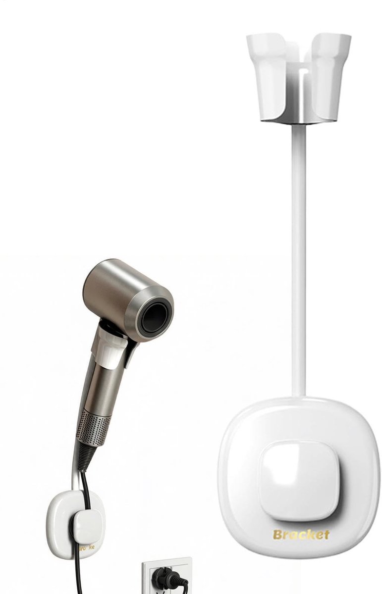 Solidchoice - Waterdichte Haardroger Ophanger en Opbergorganizer