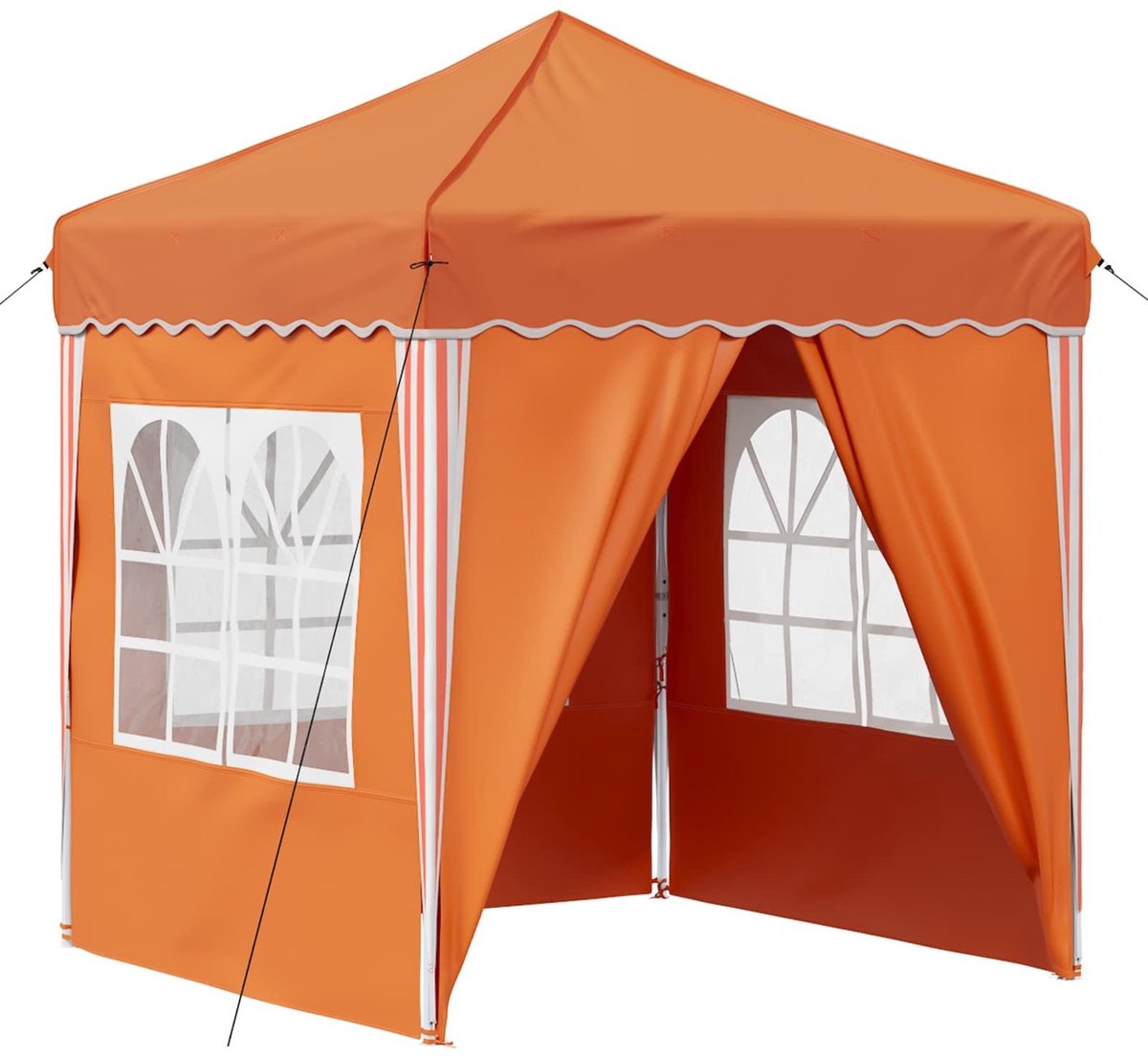 Solidchoice - Pop-up Partytent 195 x 195 x 245 cm Oranje
