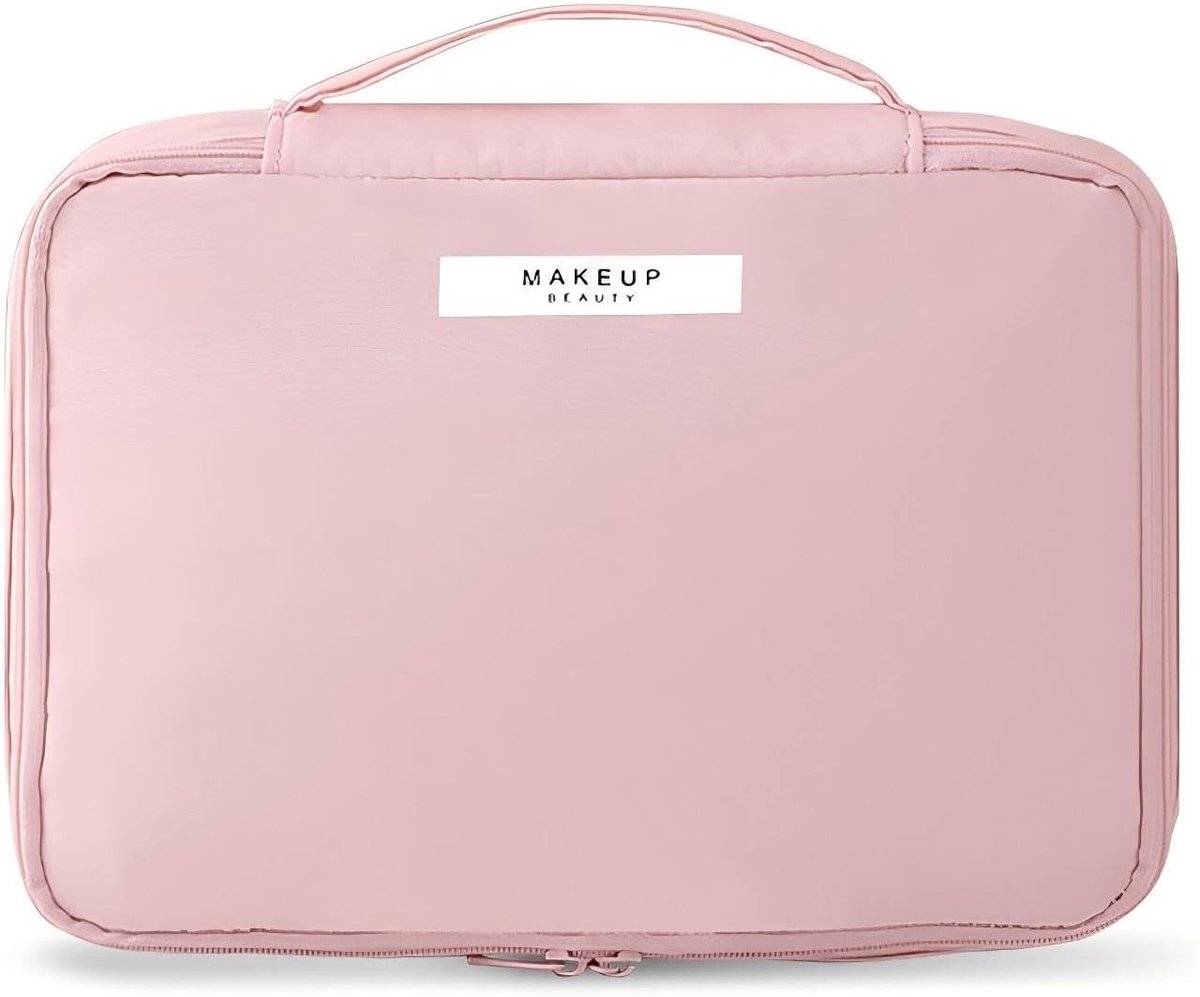 Make-uptas - Roze - 23 x 17 x 8 cm - Waterafstotende en Schokbestendige Organizer - Voor Vrouwen en Meisjes