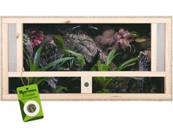 REPITERRA® Terrarium 100x60x60 cm hout met ventilatie aan de voorkant