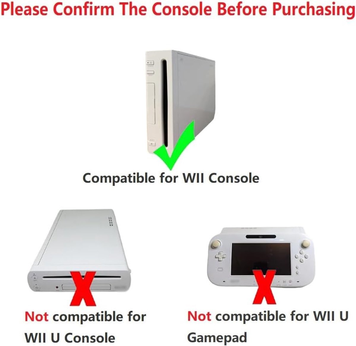 Krachtige adapter met audio- en videokabel voor Wii-console - EU stekker, AV RCA, composite video