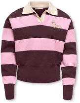 ONLY - KOGALVI LIFE POLO O-NECK KNIT - Fudge Pink Lady - Maat 146-152