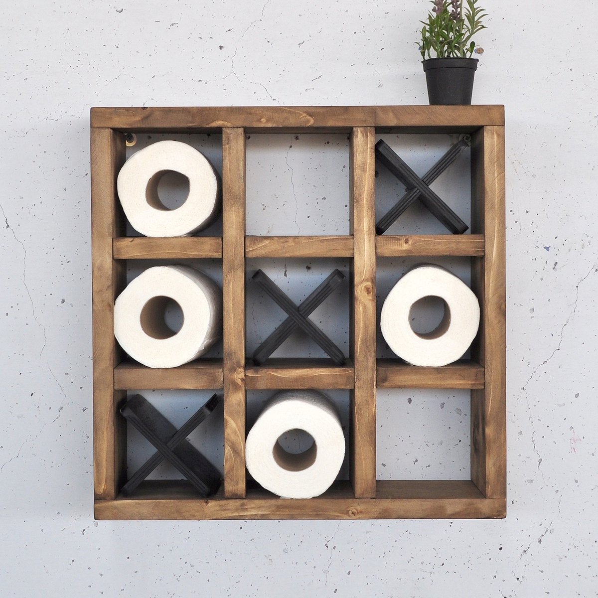 Asir - Wandplank - Houtkleur - 42,5 x 11 x 42,5 cm