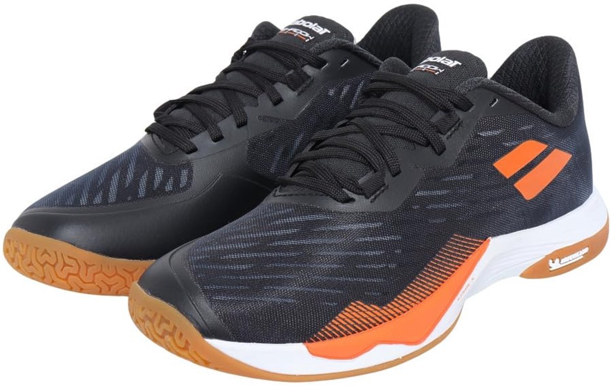 Babolat Shadow Tour 5 - Badmintonschoenen - Zwart Oranje - 42