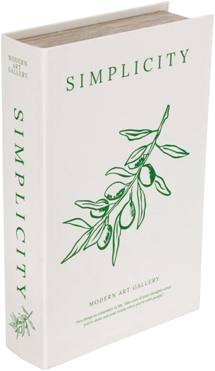 Opbergboek Simplicity 33x22cm