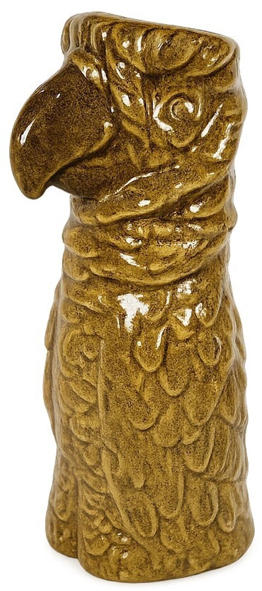 Aardewerk vaas Tiki curry