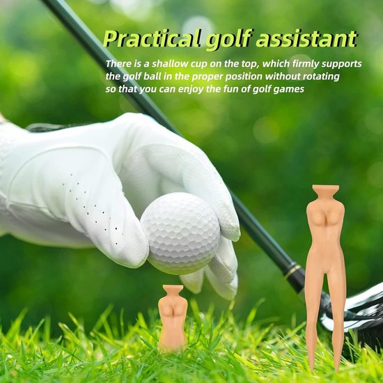 Funny Golf Tees - Multi-kleur - 24 Stuks - Duurzaam Plastic - Voor Dames — afbeelding 4