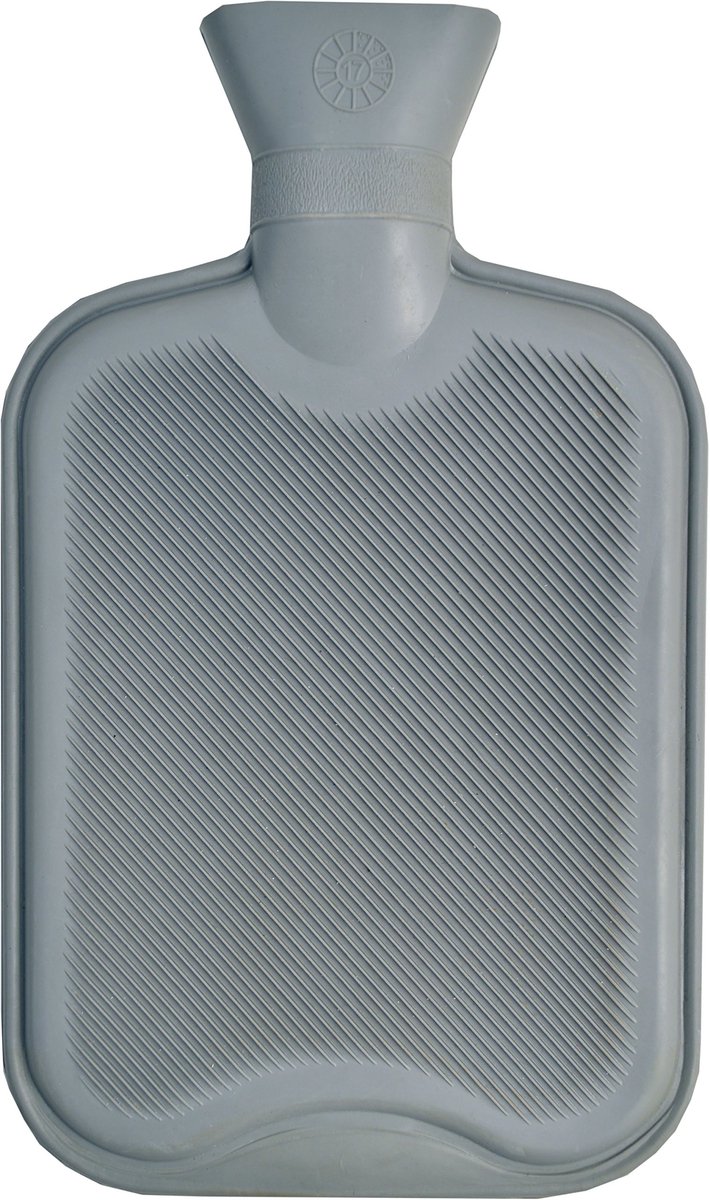 Vagabond 2L grijze geribbelde warmwaterkruik - ShopVlot