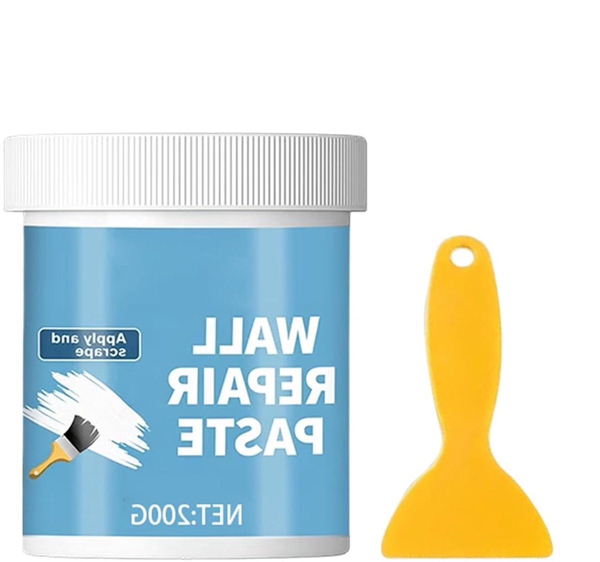 Muurherstelpasta - Gipsvuller - Scheuren Dichten - Waterafstotend - 200g - Wit