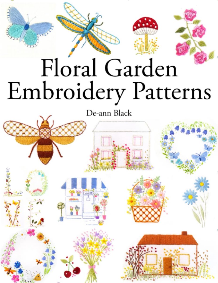 Floral Garden Embroidery Patterns - ShopVlot