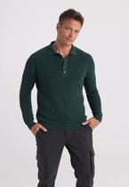 Felix Hardy Trui Met Polokraag - 100% Katoen Heren Donkergroen - Xl