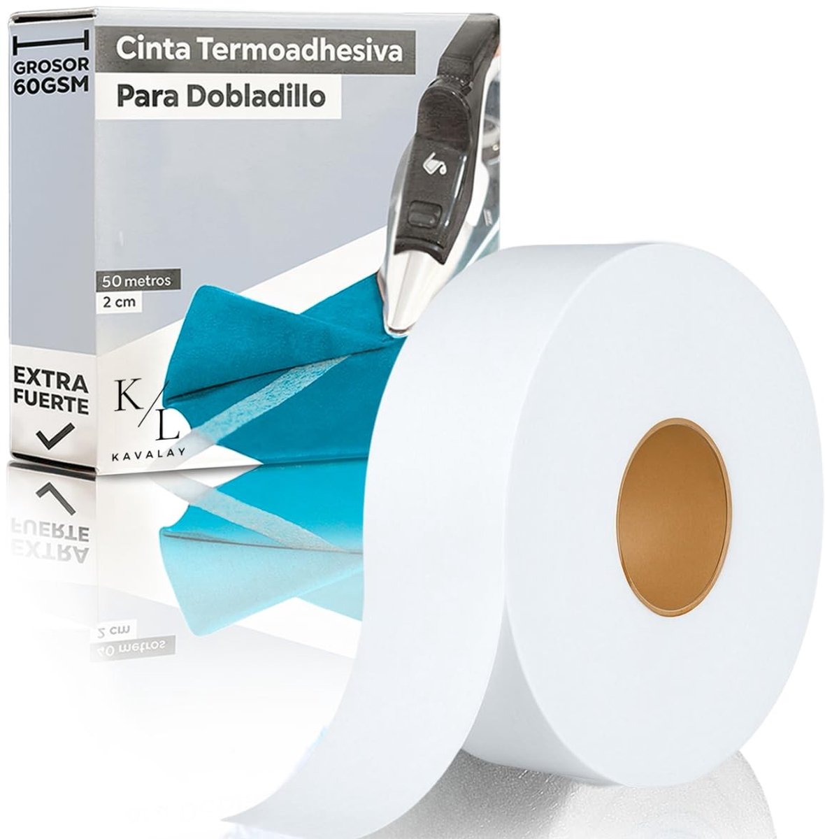 Zoomband - Wit - 20 mm - Hittebestendige Tape voor Kleding en Gordijnen