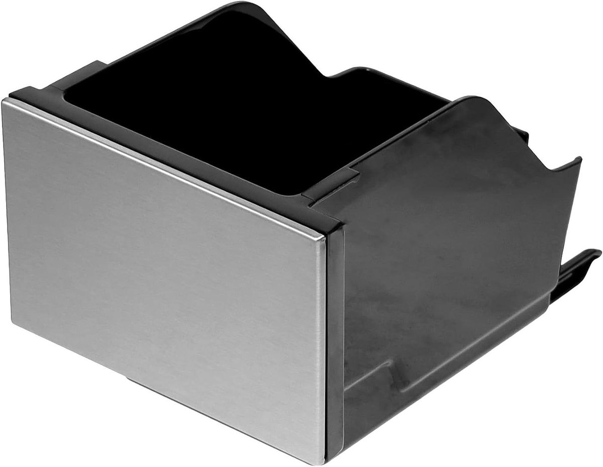 Afvalcontainer Koffiemachine - Reserveonderdeel - Koffiebereiding - Perfecte pasvorm - 21 x 12 x 12 cm - Zwart
