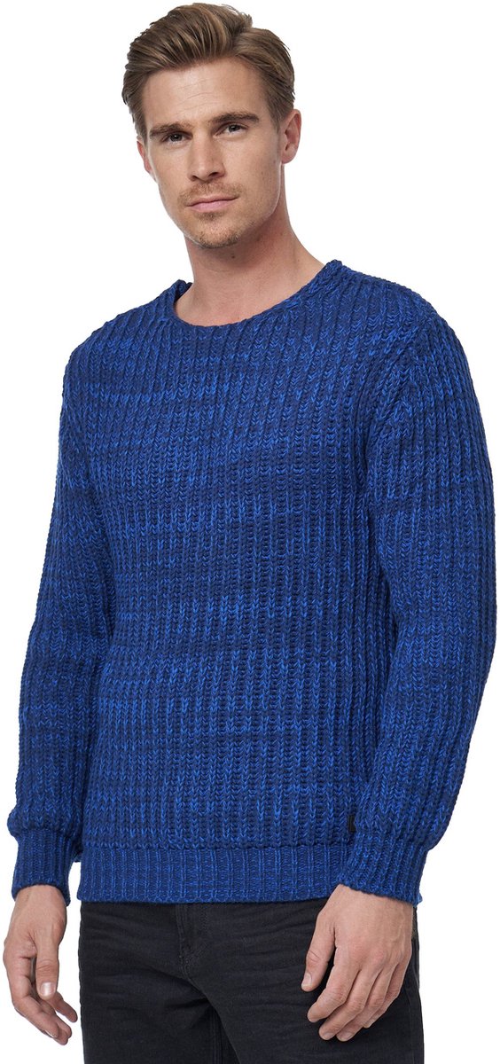 Rusty Neal - Trui Heren - Blauw - Casual - Stijlvol
