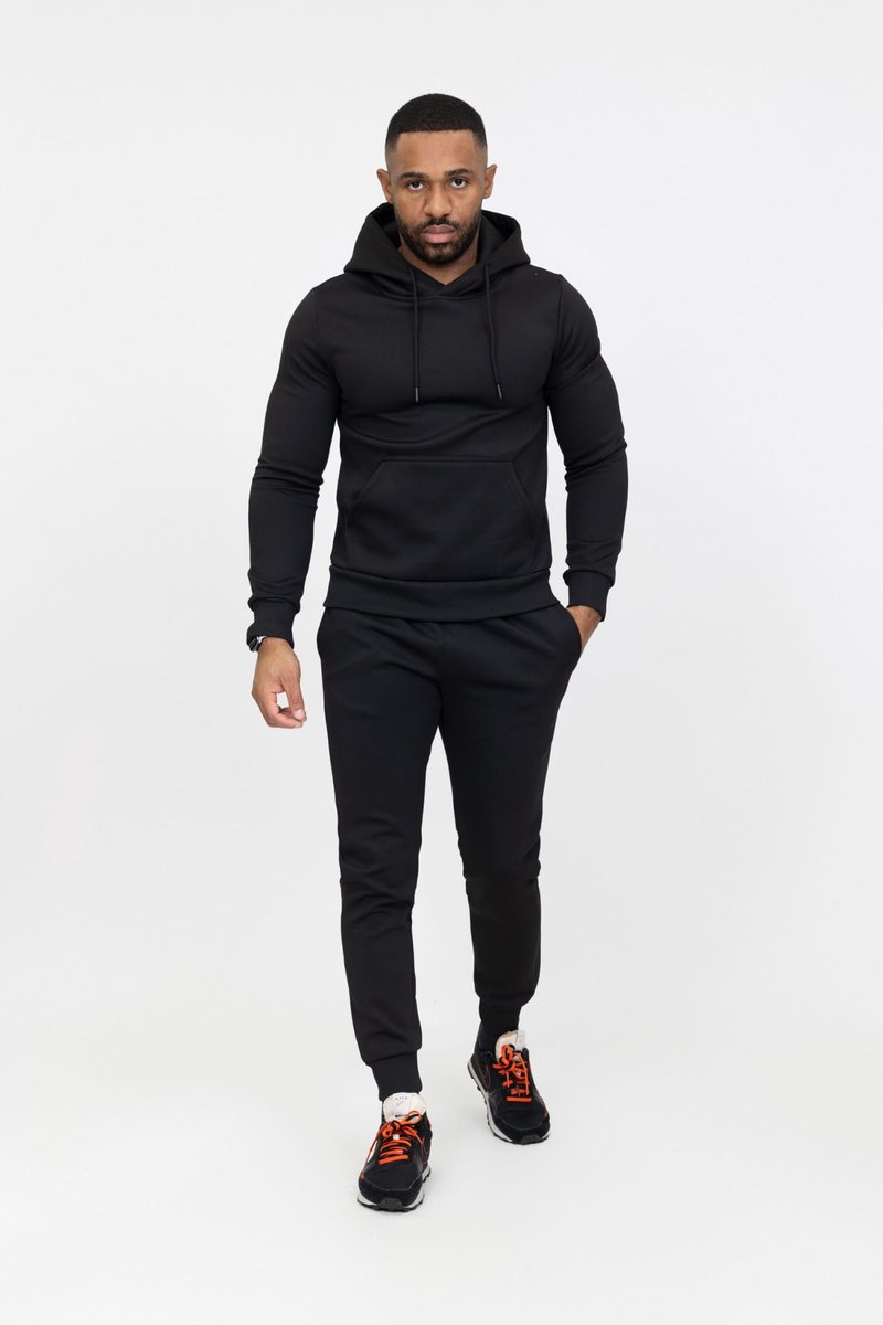 Zayne Milano - Maderno - Heren Joggingspak - Zwart - Style-Italie