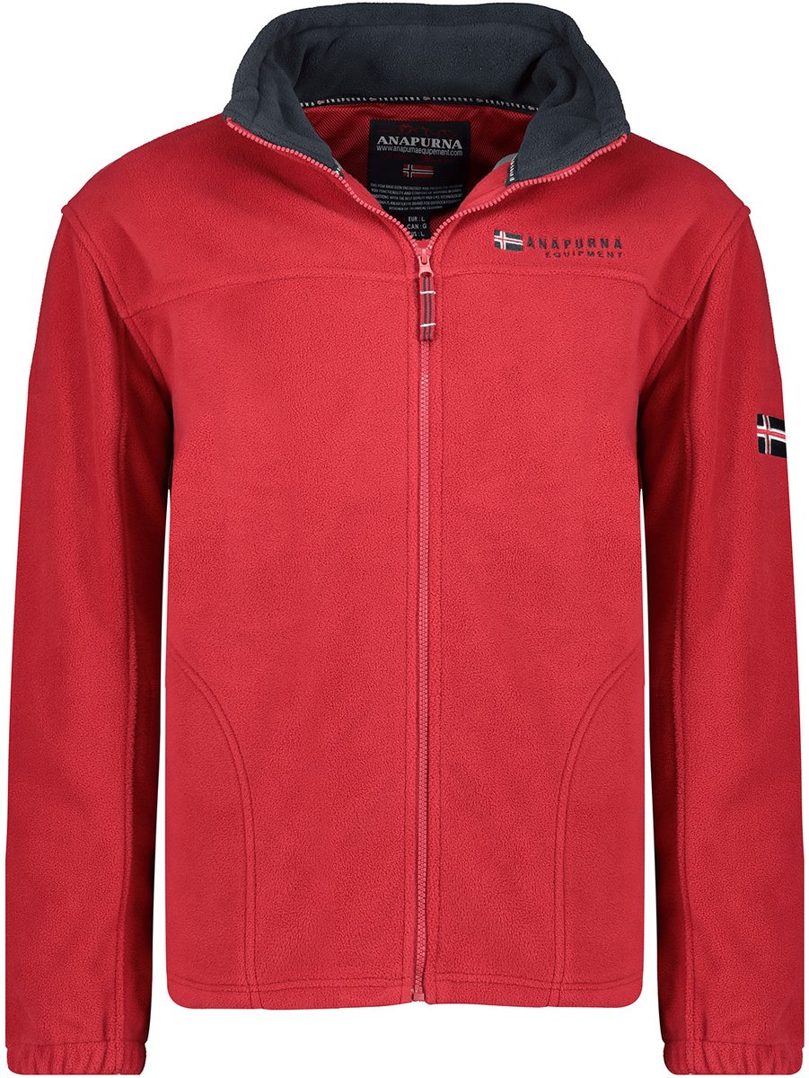 Canadian Peak - Anapurna - Fleece Vest Heren - SALE - Rood