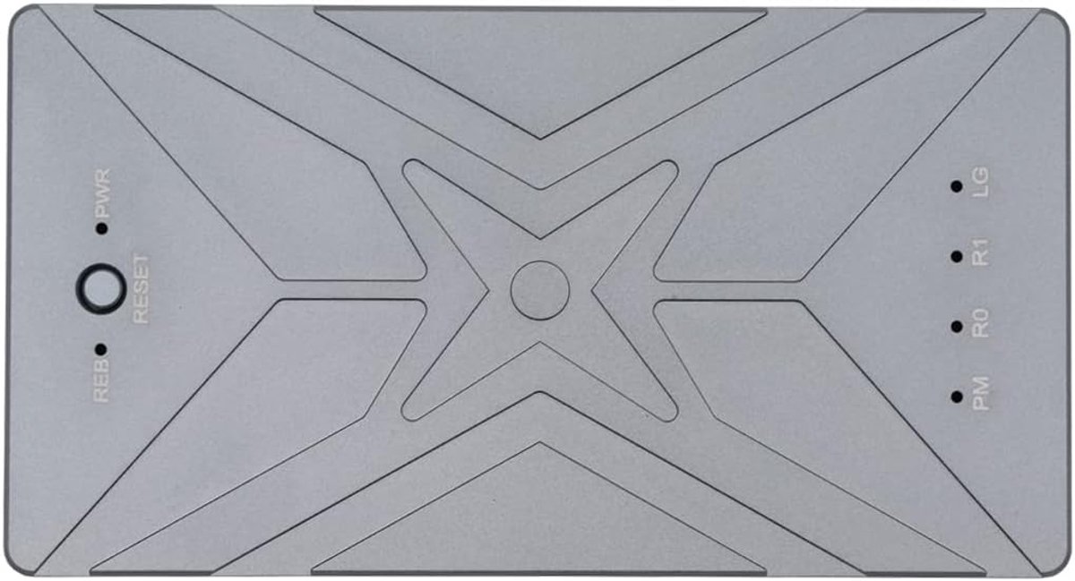Dual NVME M.2 NGFF M-Key USB-C RAID0 RAID1 Enclosure tot 20Gbps met Koelventilator voor Snelle Gegevensoverdracht