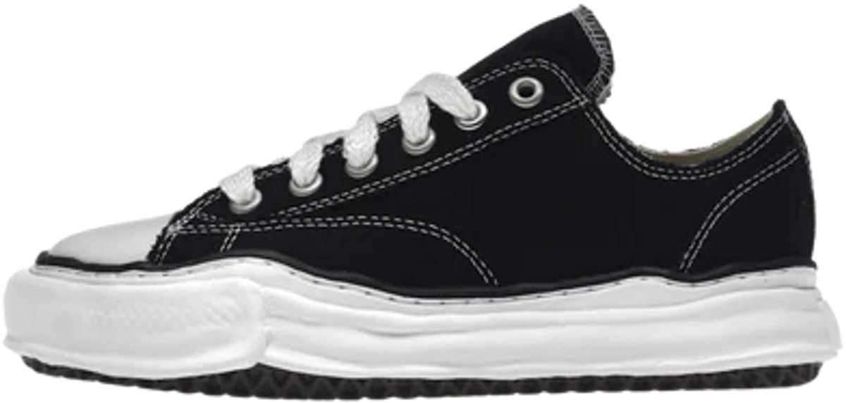 Maison Mihara Yasuhiro Peterson OG Sole Canvas Low Black