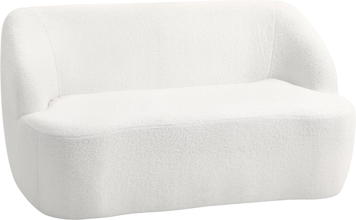 HOMCOM Loveseat-Viles-142L x 85B x 73,5H cm-Cremeweiß