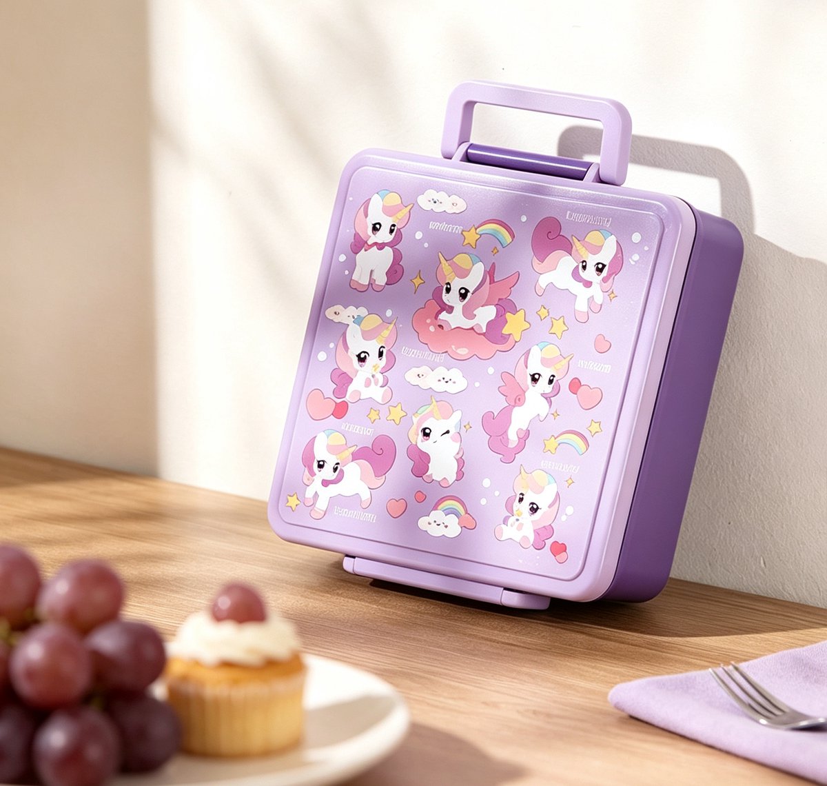Deze lunchbox voor leerlingen bevat een soepkom van 300 ml een container van 1800 ml 5 lekvrije compartimenten een geïsoleerde voedselcontainer en een geïsoleerde lunchbox Hij is BPA-vrij en geschikt voor op reis en naar school 22*15.2*7.4cm Paars